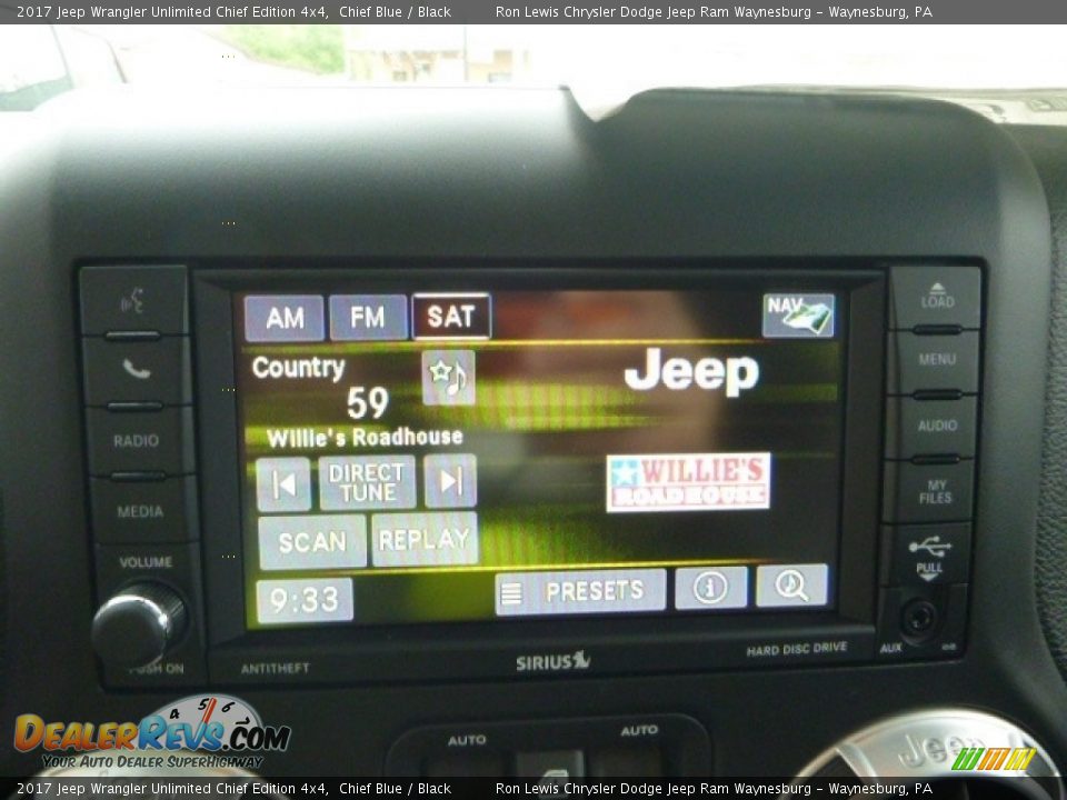 2017 Jeep Wrangler Unlimited Chief Edition 4x4 Chief Blue / Black Photo #16