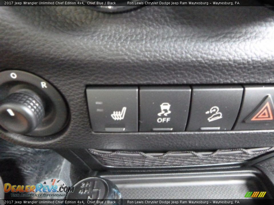 2017 Jeep Wrangler Unlimited Chief Edition 4x4 Chief Blue / Black Photo #18