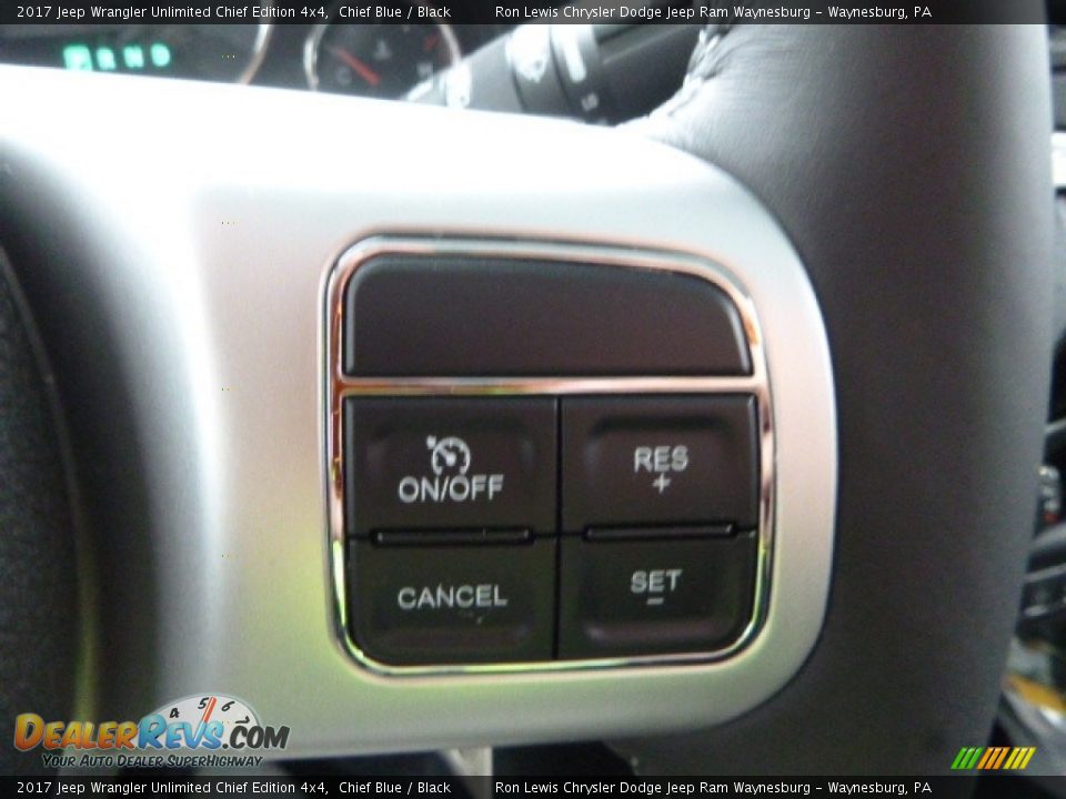 2017 Jeep Wrangler Unlimited Chief Edition 4x4 Chief Blue / Black Photo #19