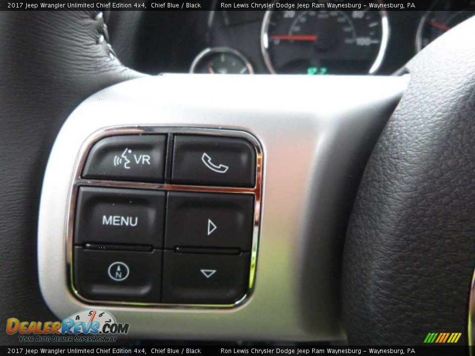 2017 Jeep Wrangler Unlimited Chief Edition 4x4 Chief Blue / Black Photo #20