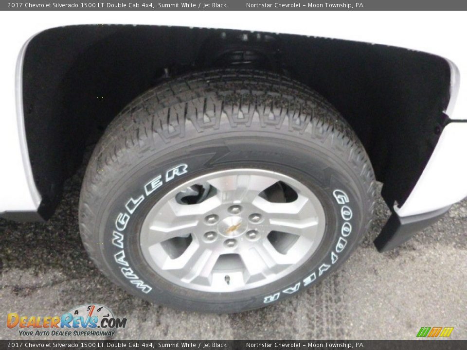 2017 Chevrolet Silverado 1500 LT Double Cab 4x4 Summit White / Jet Black Photo #9