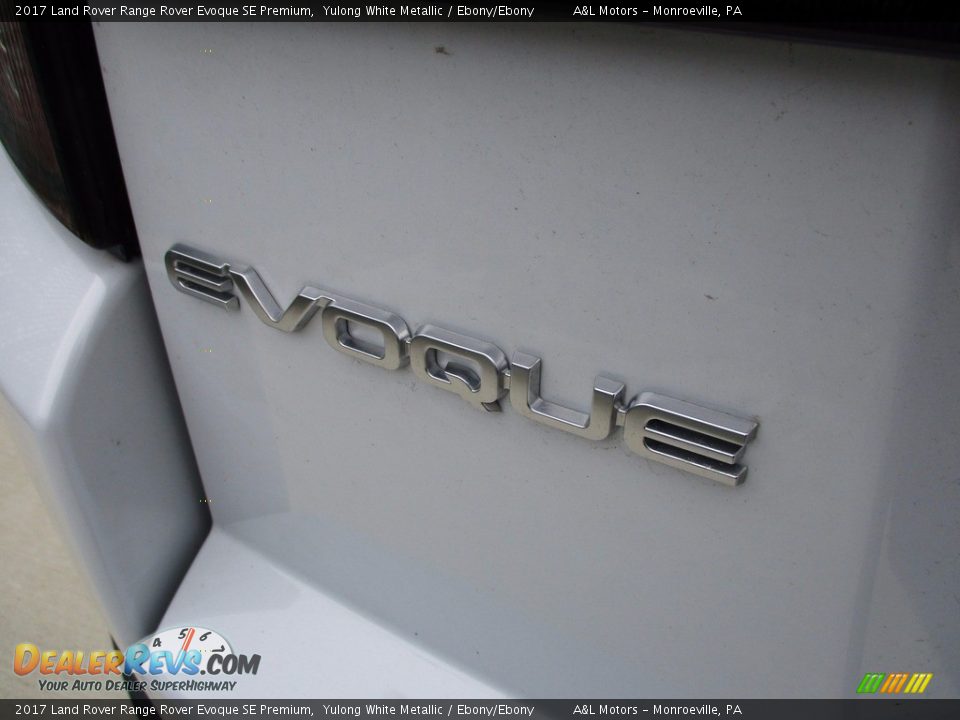 2017 Land Rover Range Rover Evoque SE Premium Yulong White Metallic / Ebony/Ebony Photo #5