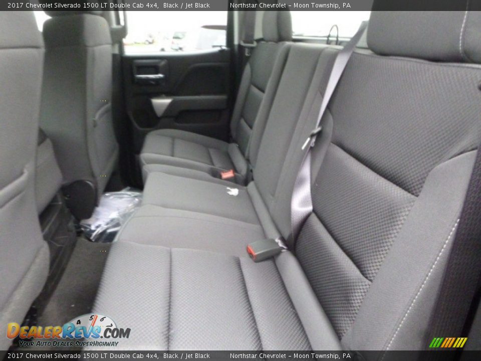 2017 Chevrolet Silverado 1500 LT Double Cab 4x4 Black / Jet Black Photo #13