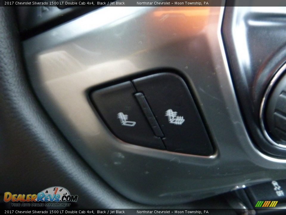 2017 Chevrolet Silverado 1500 LT Double Cab 4x4 Black / Jet Black Photo #20
