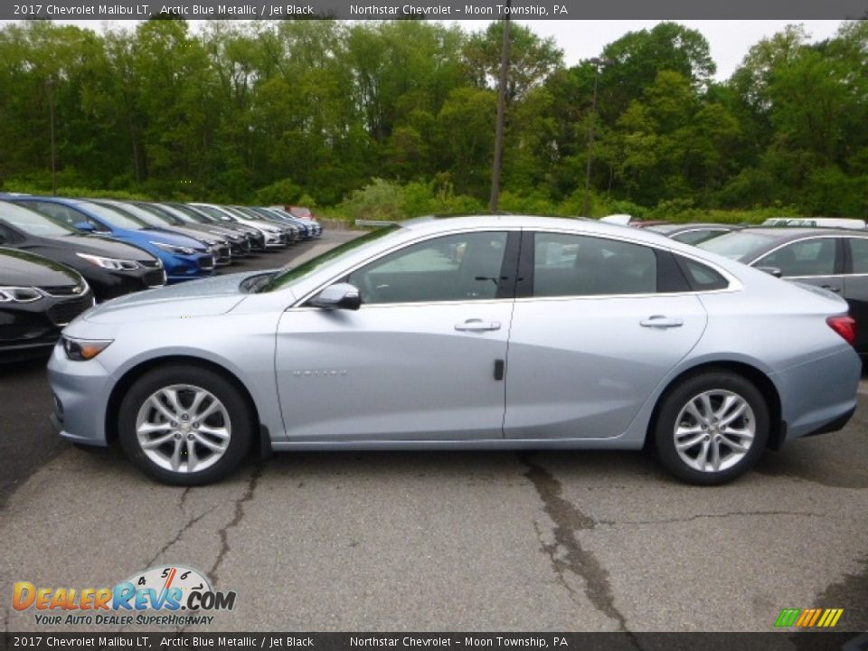 2017 Chevrolet Malibu LT Arctic Blue Metallic / Jet Black Photo #2