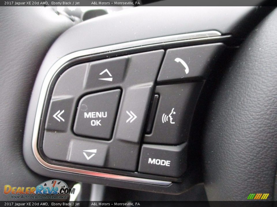 Controls of 2017 Jaguar XE 20d AWD Photo #18
