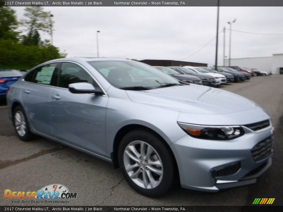 2017 Chevrolet Malibu LT Arctic Blue Metallic / Jet Black Photo #7