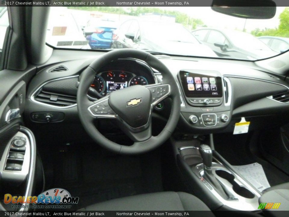2017 Chevrolet Malibu LT Arctic Blue Metallic / Jet Black Photo #14