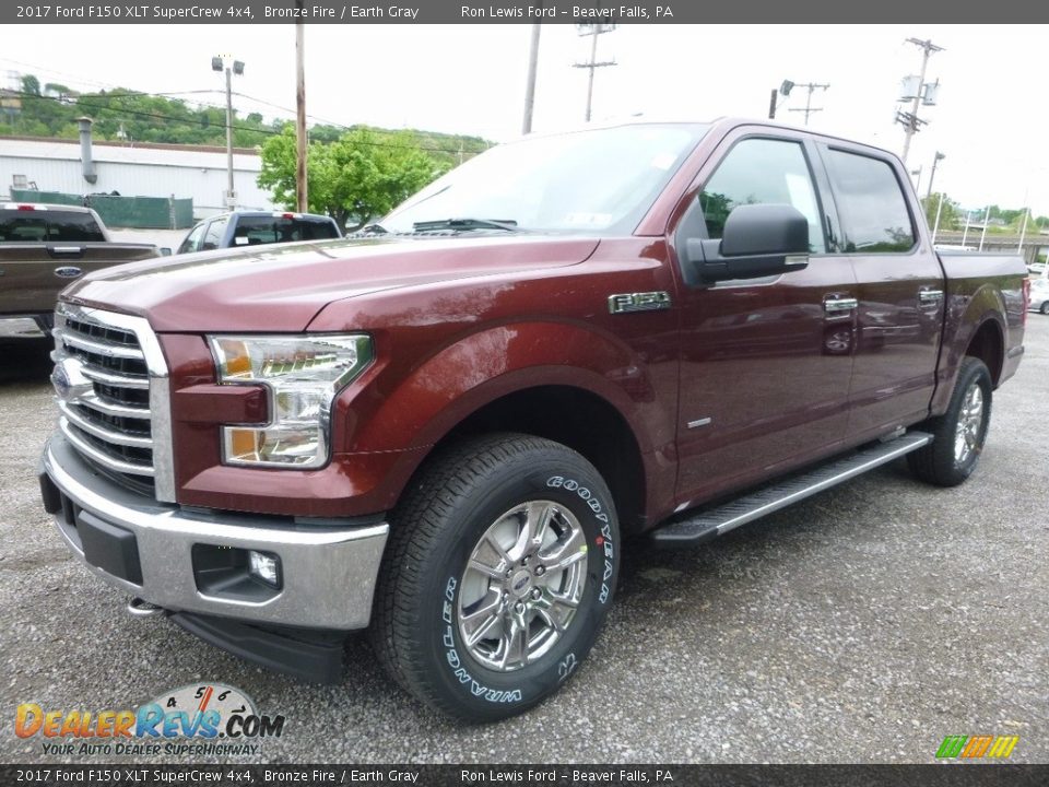 2017 Ford F150 XLT SuperCrew 4x4 Bronze Fire / Earth Gray Photo #6