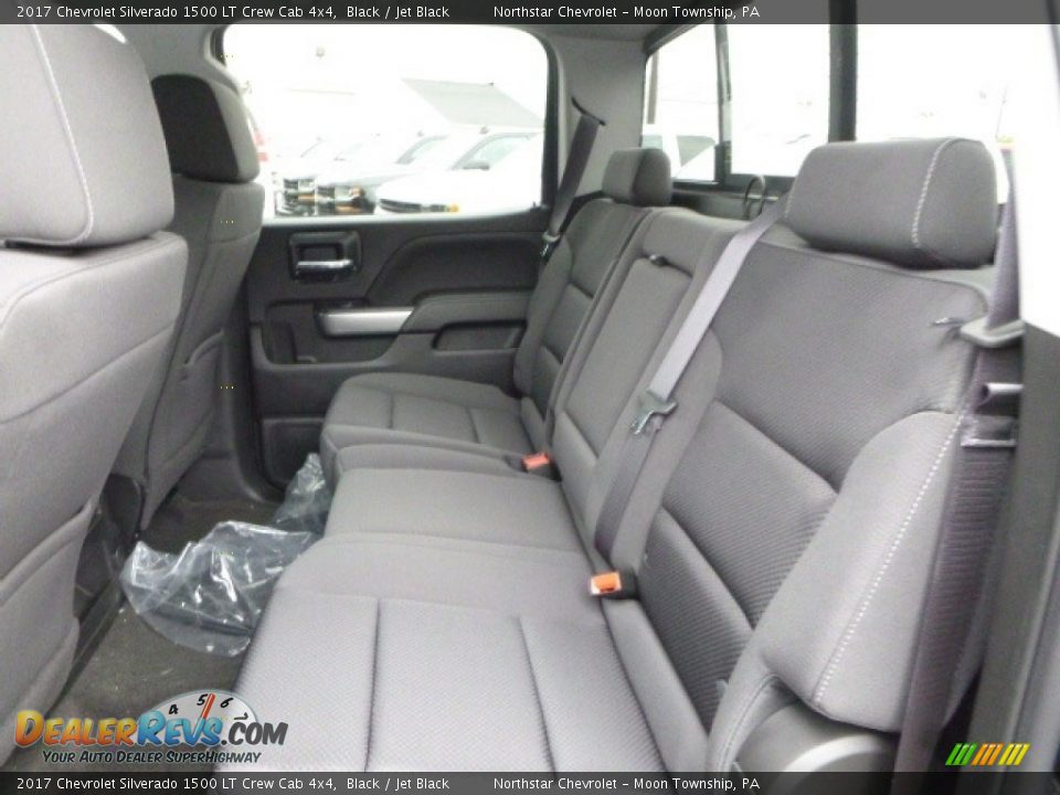 2017 Chevrolet Silverado 1500 LT Crew Cab 4x4 Black / Jet Black Photo #14
