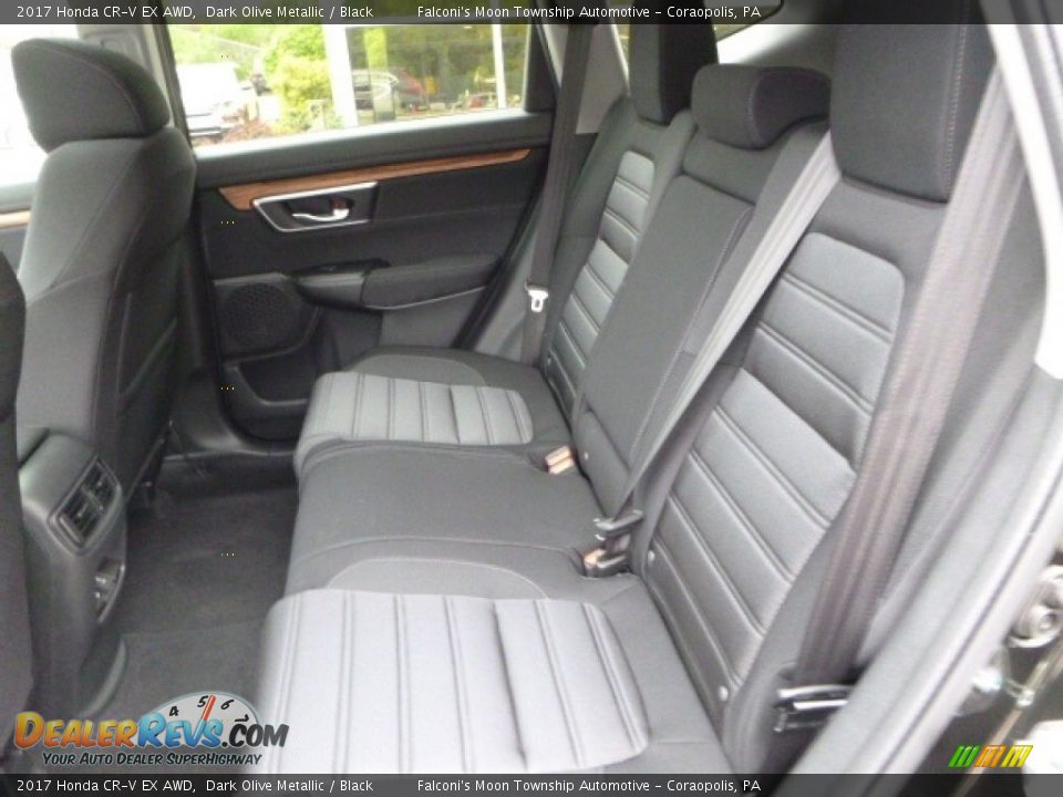 Rear Seat of 2017 Honda CR-V EX AWD Photo #9