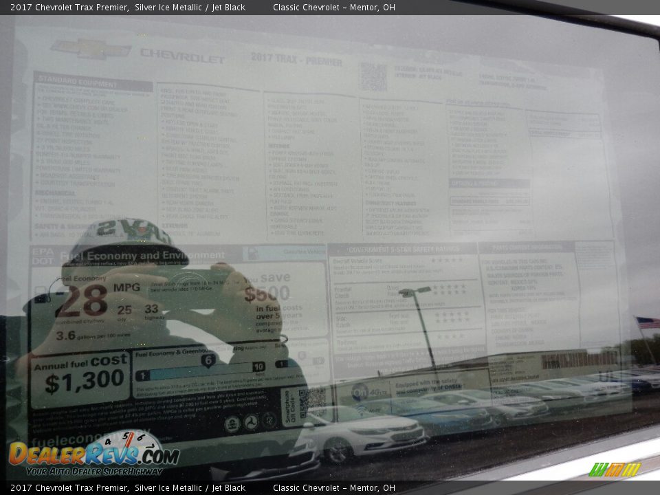 2017 Chevrolet Trax Premier Window Sticker Photo #6