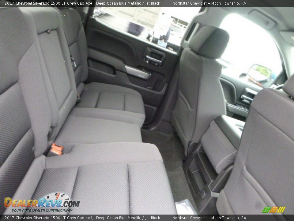 2017 Chevrolet Silverado 1500 LT Crew Cab 4x4 Deep Ocean Blue Metallic / Jet Black Photo #12