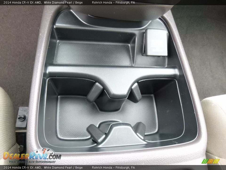 2014 Honda CR-V EX AWD White Diamond Pearl / Beige Photo #23