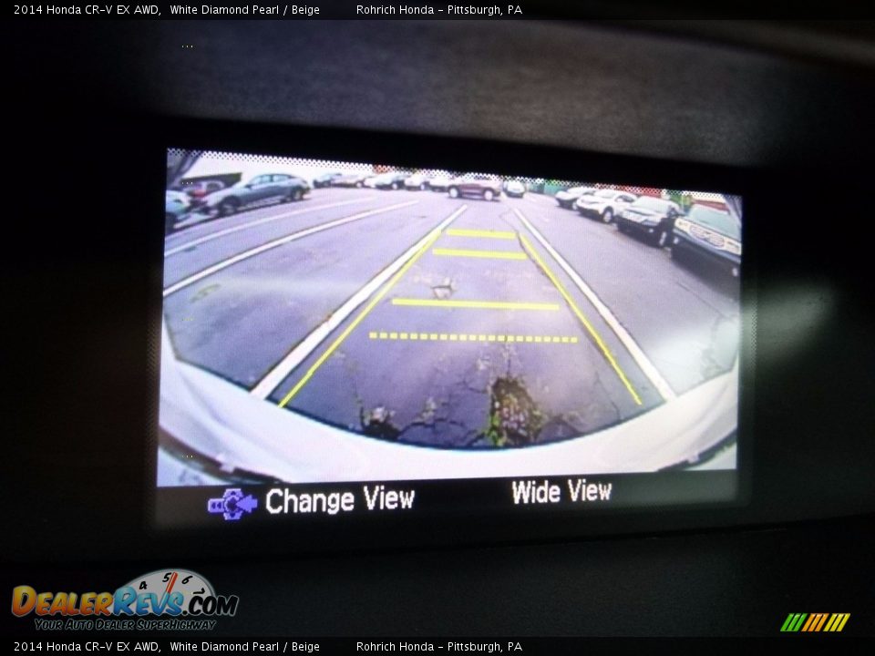 2014 Honda CR-V EX AWD White Diamond Pearl / Beige Photo #25