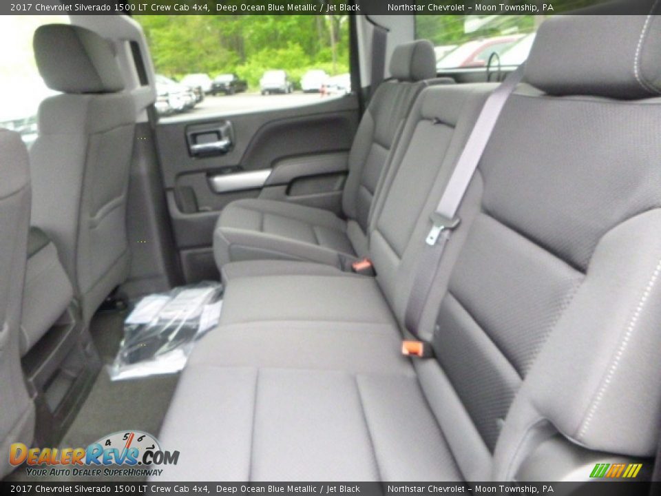 2017 Chevrolet Silverado 1500 LT Crew Cab 4x4 Deep Ocean Blue Metallic / Jet Black Photo #17