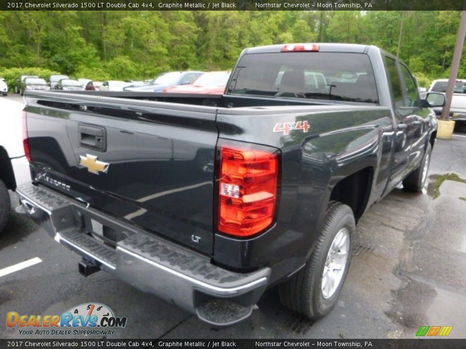 2017 Chevrolet Silverado 1500 LT Double Cab 4x4 Graphite Metallic / Jet Black Photo #5