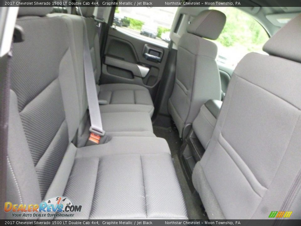 2017 Chevrolet Silverado 1500 LT Double Cab 4x4 Graphite Metallic / Jet Black Photo #13