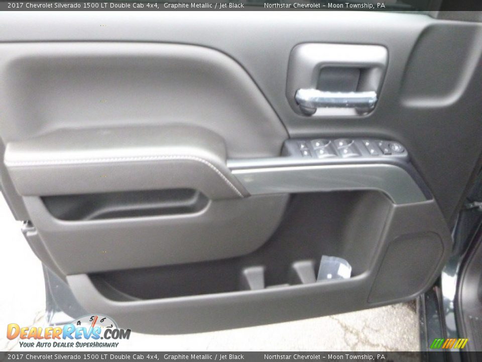 2017 Chevrolet Silverado 1500 LT Double Cab 4x4 Graphite Metallic / Jet Black Photo #15