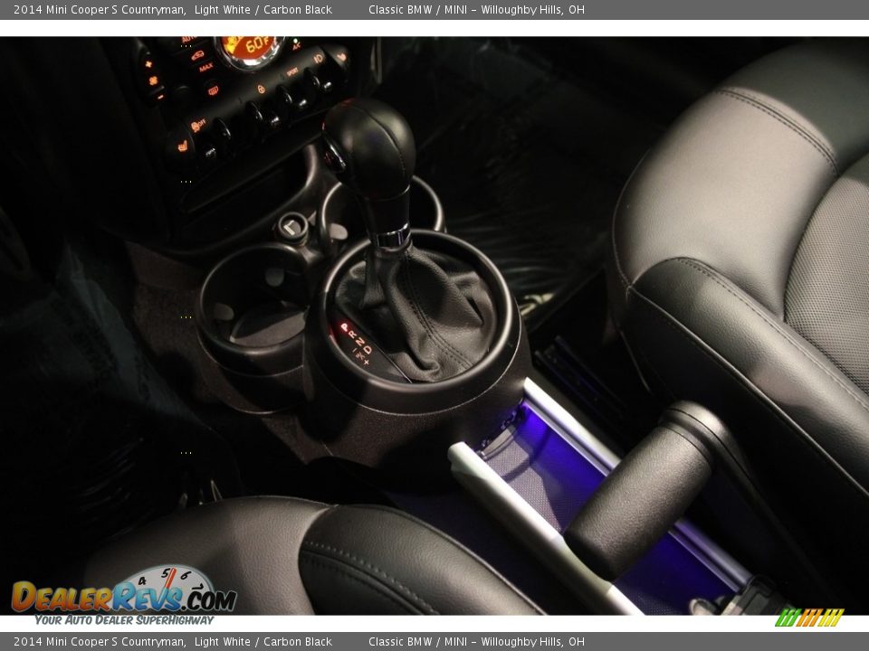 2014 Mini Cooper S Countryman Light White / Carbon Black Photo #12