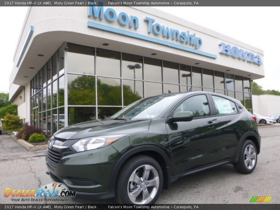 2017 Honda HR-V LX AWD Misty Green Pearl / Black Photo #1