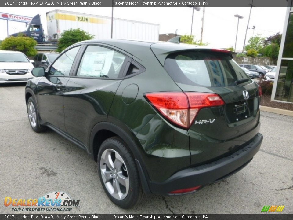 2017 Honda HR-V LX AWD Misty Green Pearl / Black Photo #2