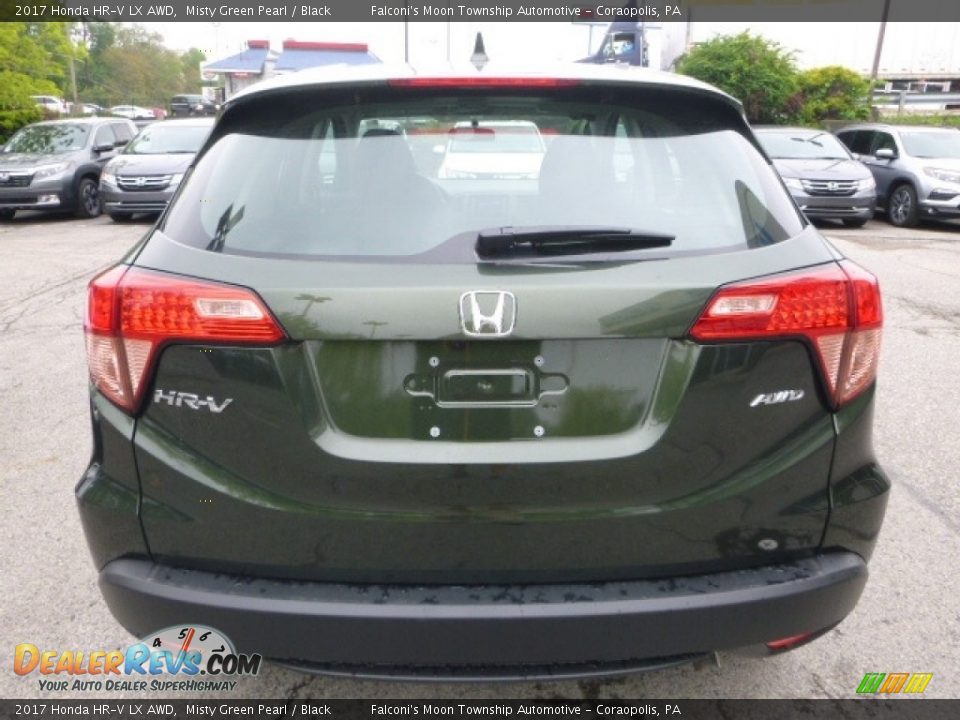 2017 Honda HR-V LX AWD Misty Green Pearl / Black Photo #3