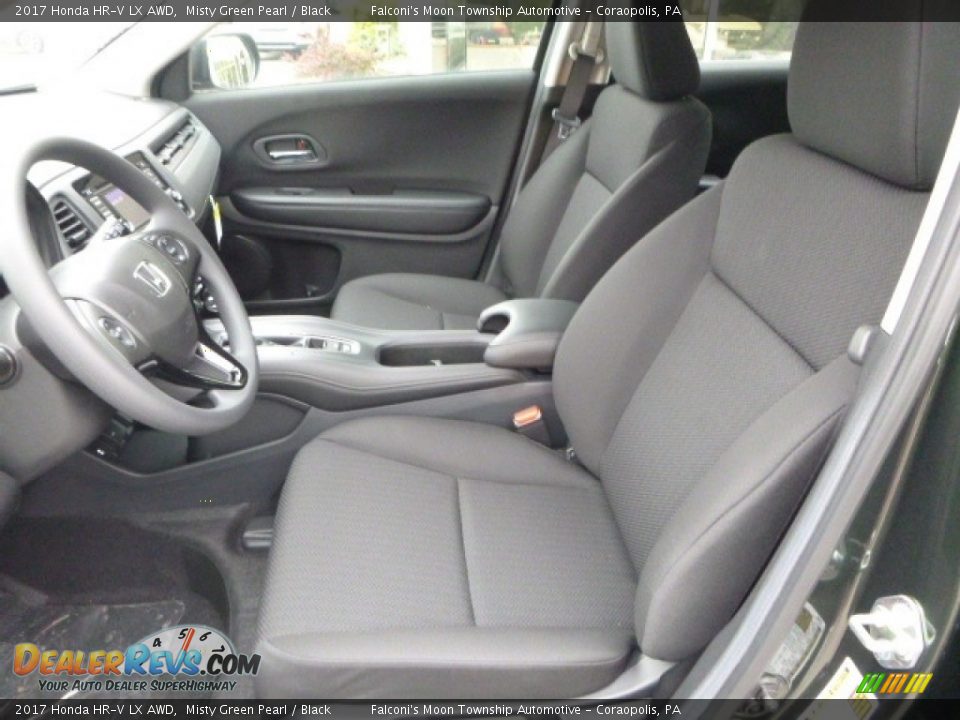2017 Honda HR-V LX AWD Misty Green Pearl / Black Photo #8