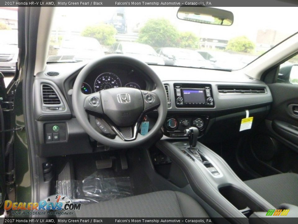 2017 Honda HR-V LX AWD Misty Green Pearl / Black Photo #10