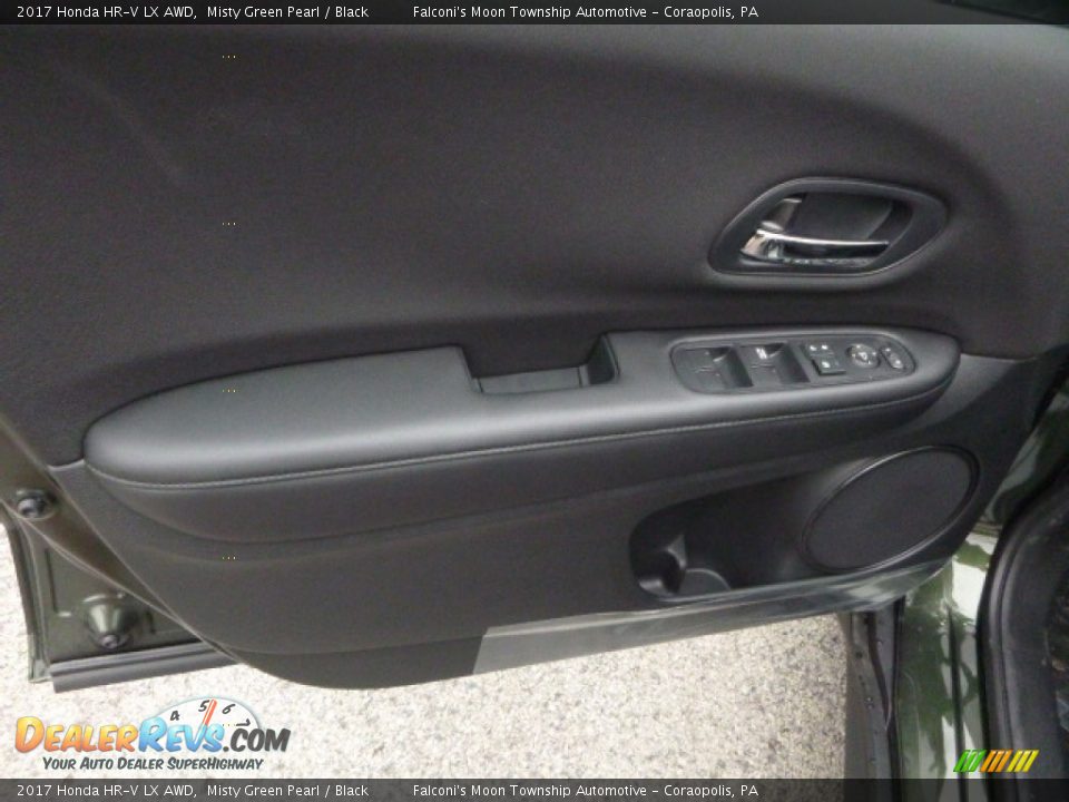 2017 Honda HR-V LX AWD Misty Green Pearl / Black Photo #11