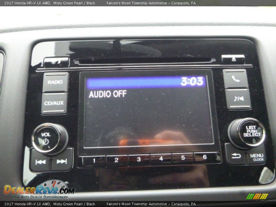 2017 Honda HR-V LX AWD Misty Green Pearl / Black Photo #14