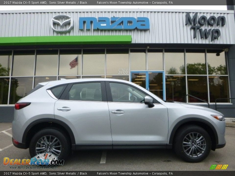 2017 Mazda CX-5 Sport AWD Sonic Silver Metallic / Black Photo #1