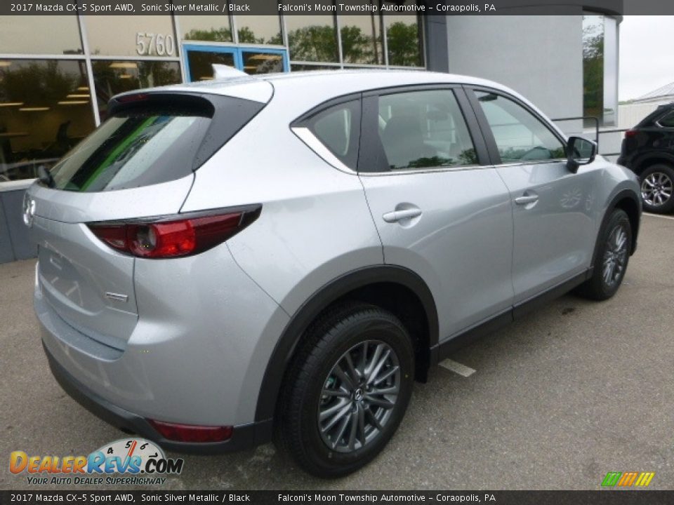 2017 Mazda CX-5 Sport AWD Sonic Silver Metallic / Black Photo #2