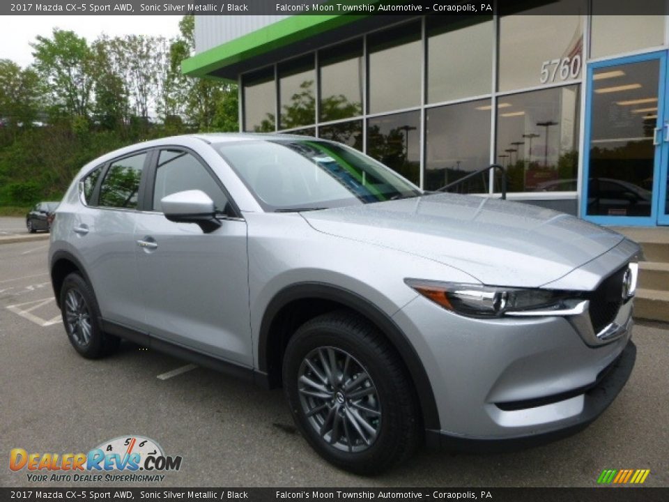 2017 Mazda CX-5 Sport AWD Sonic Silver Metallic / Black Photo #3