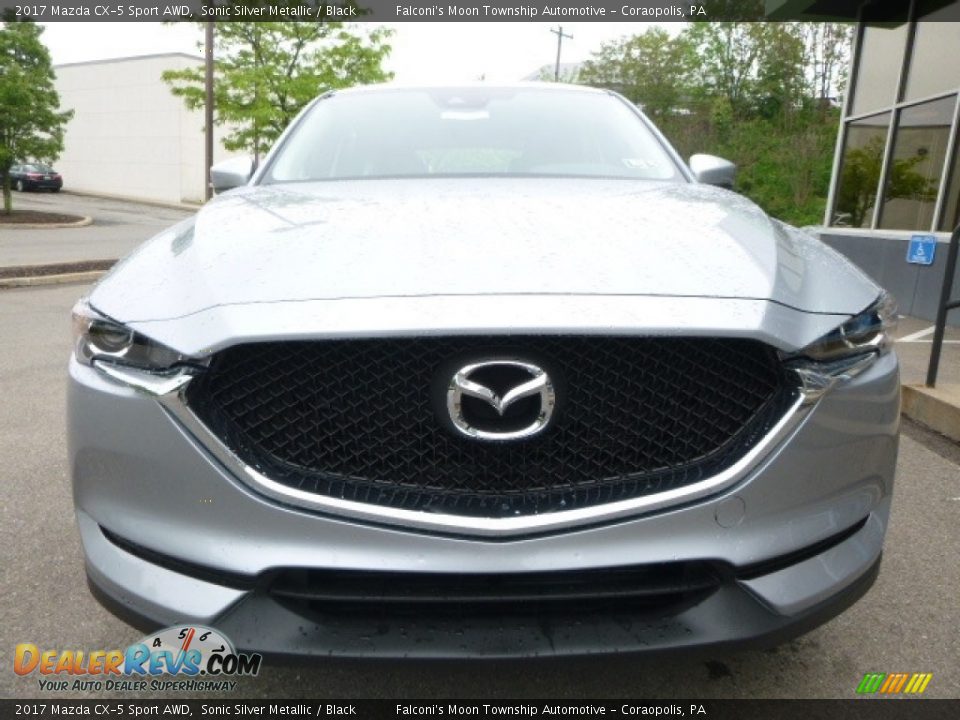 2017 Mazda CX-5 Sport AWD Sonic Silver Metallic / Black Photo #4