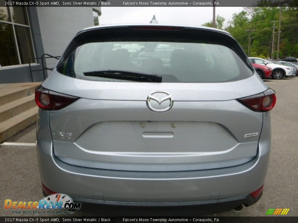 2017 Mazda CX-5 Sport AWD Sonic Silver Metallic / Black Photo #6