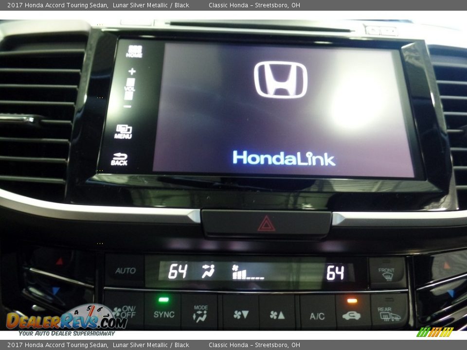 2017 Honda Accord Touring Sedan Lunar Silver Metallic / Black Photo #12