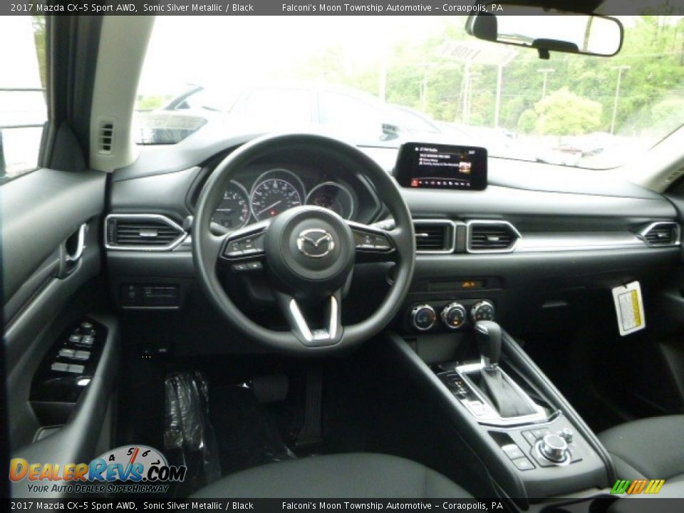 2017 Mazda CX-5 Sport AWD Sonic Silver Metallic / Black Photo #9