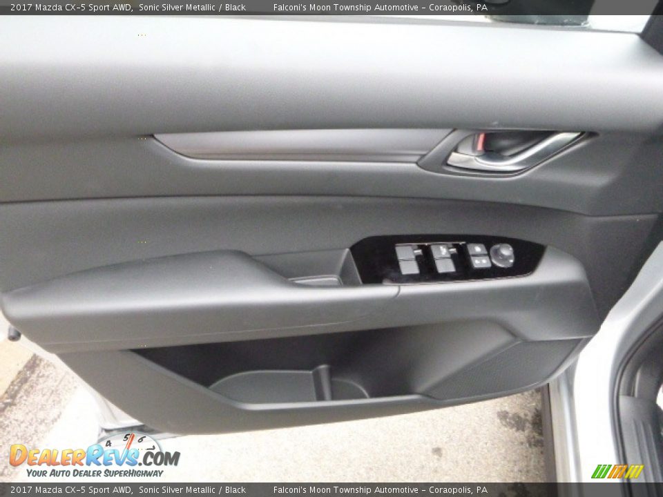 2017 Mazda CX-5 Sport AWD Sonic Silver Metallic / Black Photo #10