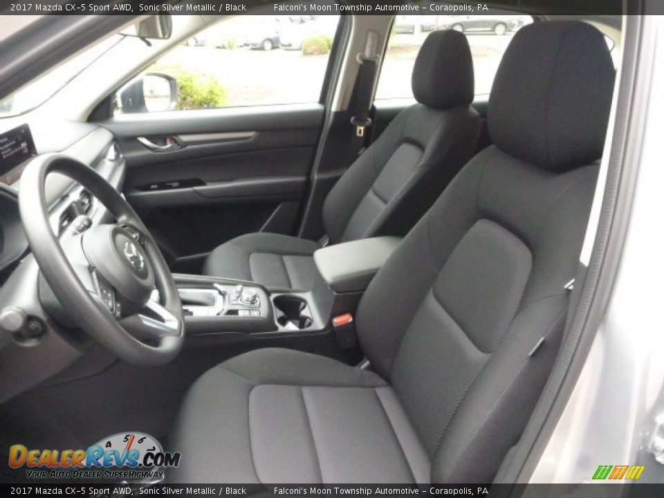 2017 Mazda CX-5 Sport AWD Sonic Silver Metallic / Black Photo #11