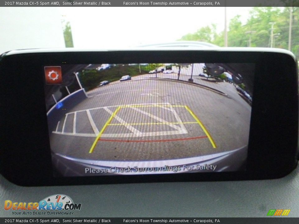 2017 Mazda CX-5 Sport AWD Sonic Silver Metallic / Black Photo #15