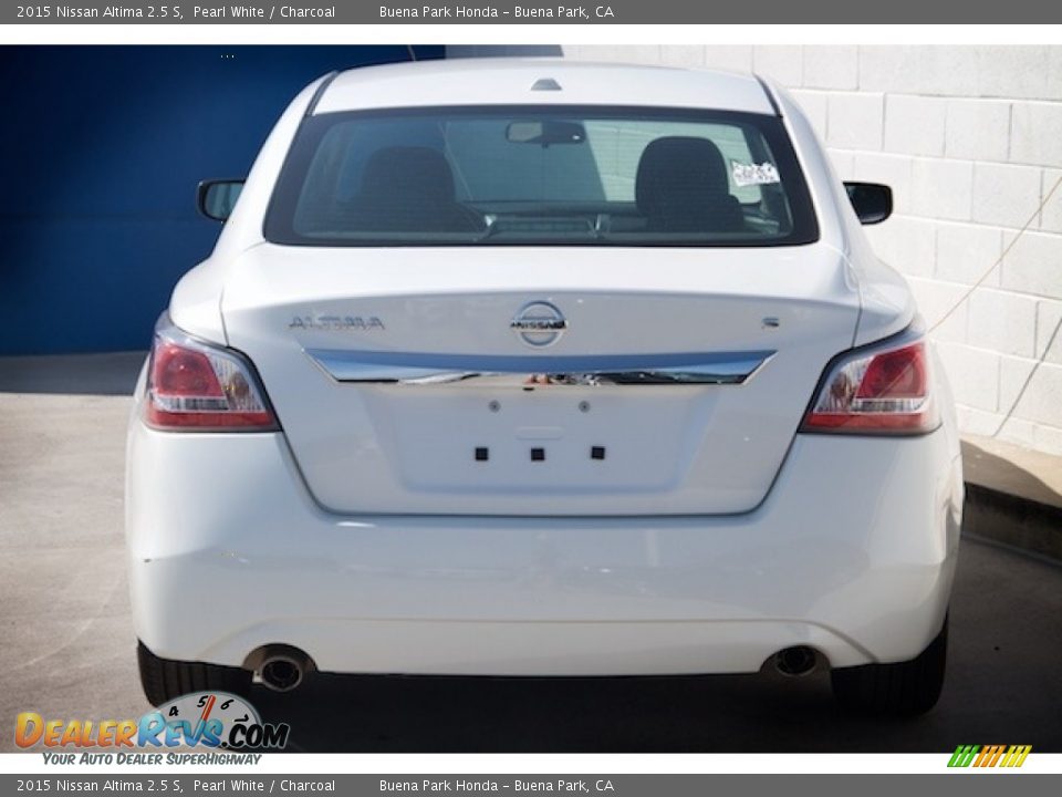 2015 Nissan Altima 2.5 S Pearl White / Charcoal Photo #9