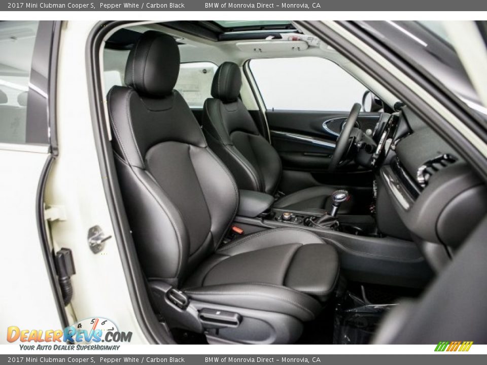 2017 Mini Clubman Cooper S Pepper White / Carbon Black Photo #2