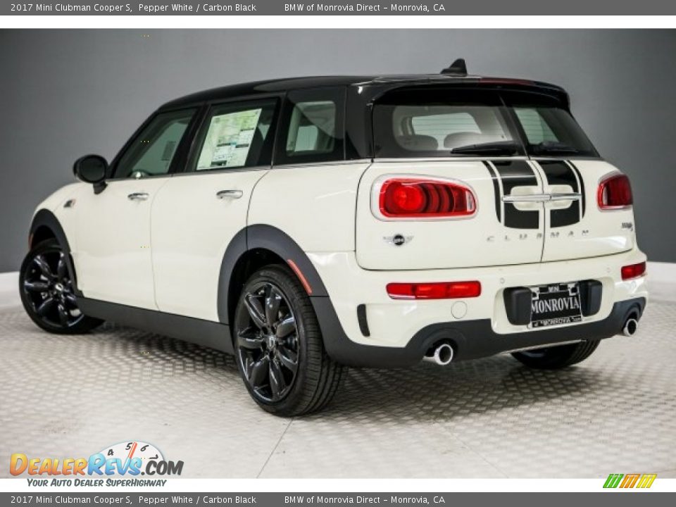 2017 Mini Clubman Cooper S Pepper White / Carbon Black Photo #3