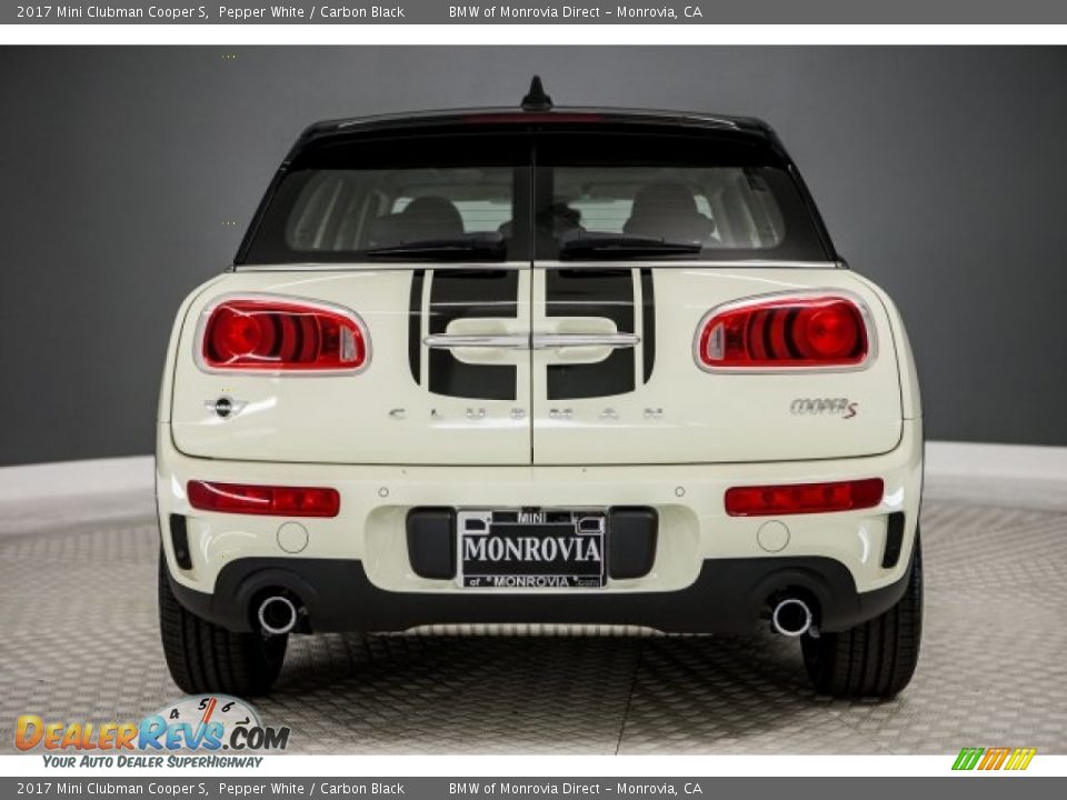 2017 Mini Clubman Cooper S Pepper White / Carbon Black Photo #4