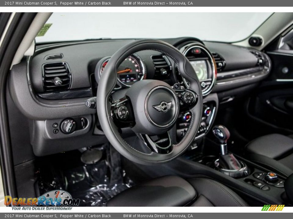 2017 Mini Clubman Cooper S Pepper White / Carbon Black Photo #5