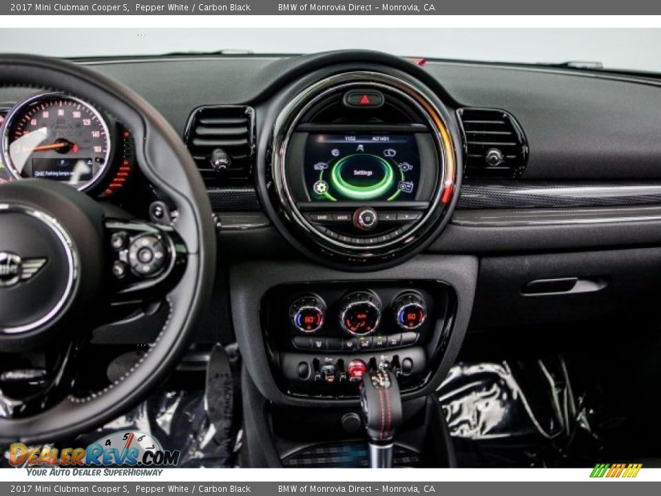 2017 Mini Clubman Cooper S Pepper White / Carbon Black Photo #6