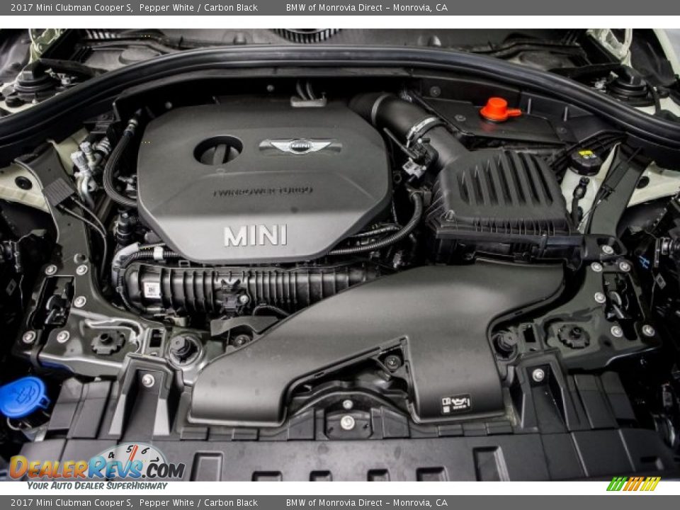 2017 Mini Clubman Cooper S Pepper White / Carbon Black Photo #8