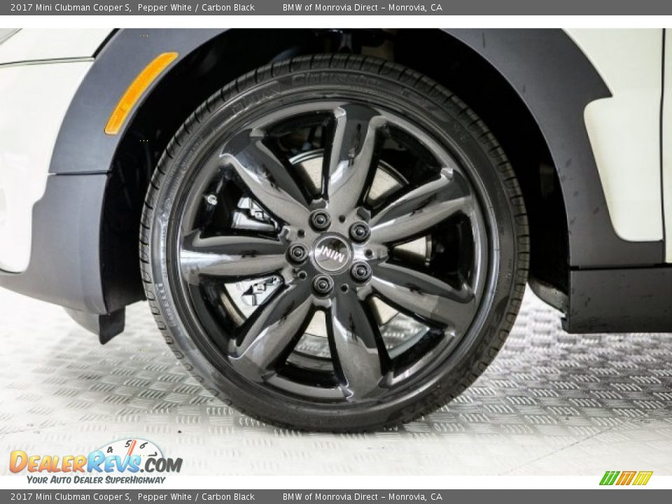 2017 Mini Clubman Cooper S Pepper White / Carbon Black Photo #9