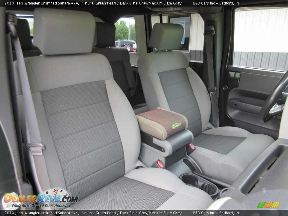 Front Seat of 2010 Jeep Wrangler Unlimited Sahara 4x4 Photo #28